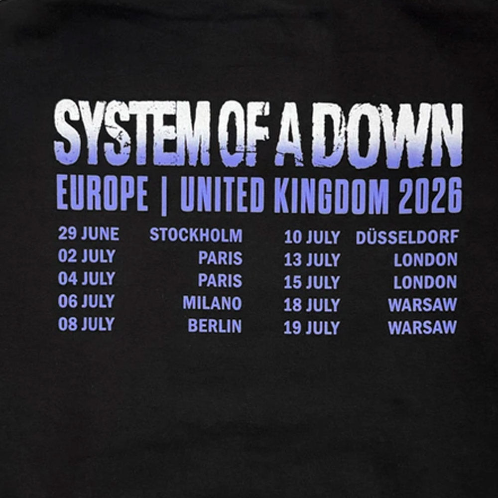 【予約商品】 SYSTEM OF A DOWN システムオブアダウン - Admat Tour '26 / バックプリントあり / ツアー会場限定 / パーカー・スウェット / メンズ