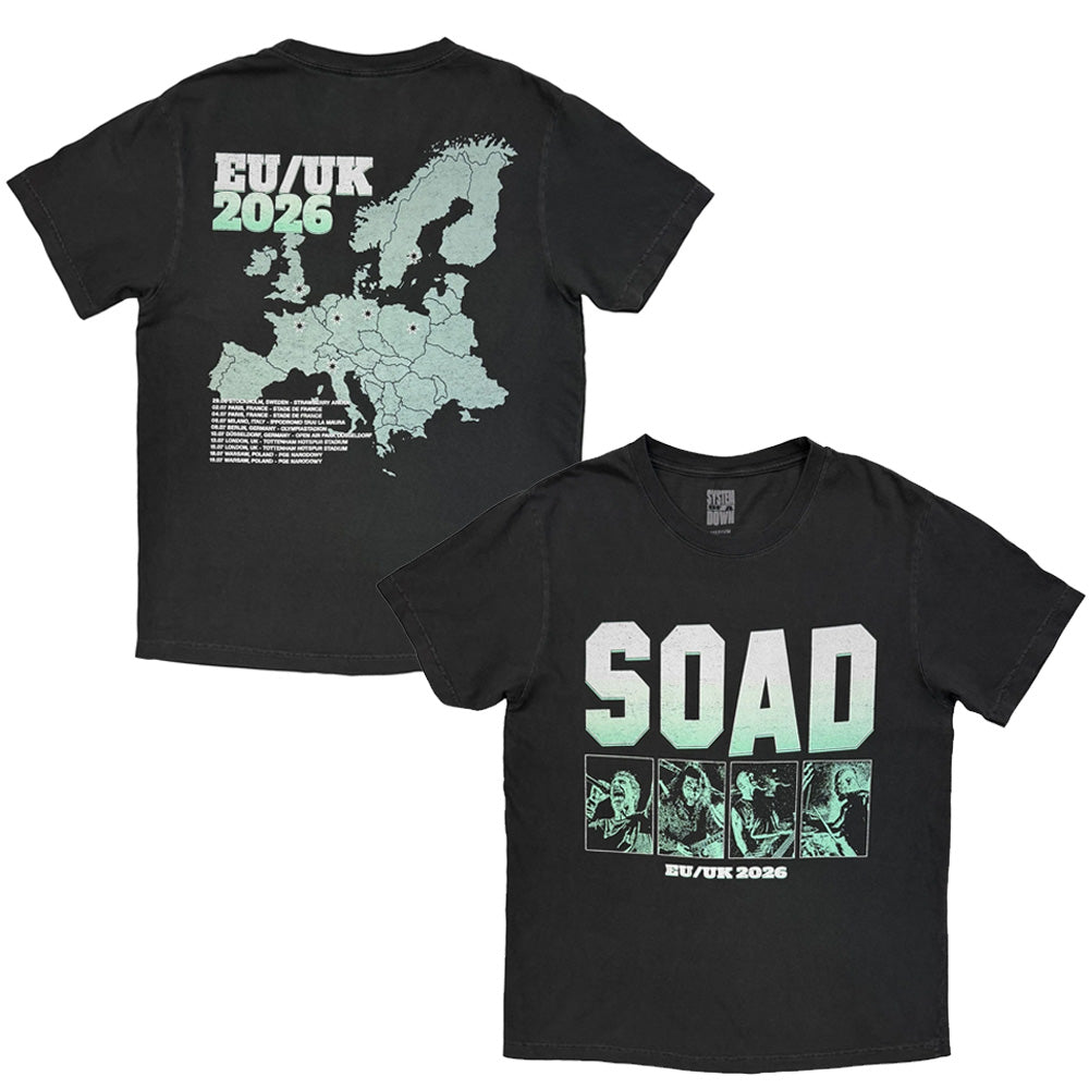 SYSTEM OF A DOWN - Map Dateback Tour '26 / バックプリントあり / ツアー会場限定
