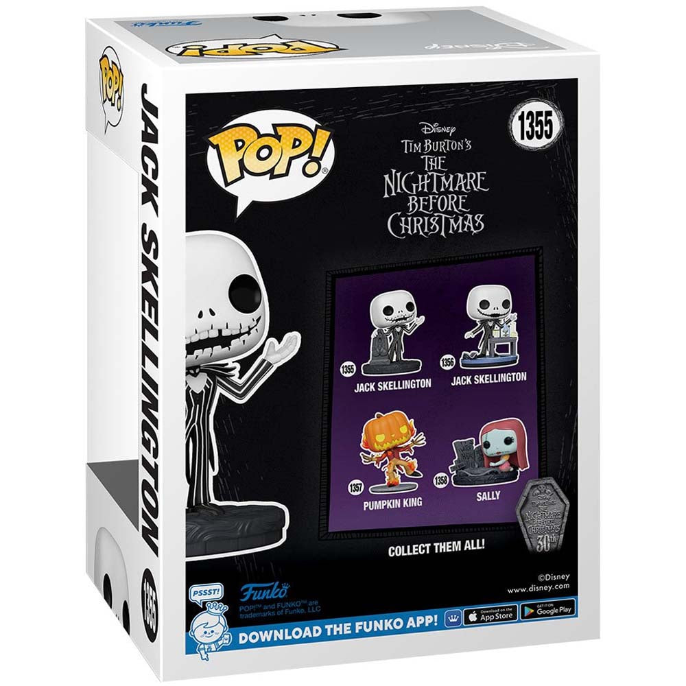 【予約商品】 NIGHTMARE BEFORE CHRISTMAS ナイトメアー・ビフォア・クリスマス - 30th Anniversary Jack Skellington with Gravestone Funko Pop! Vinyl Figure / フィギュア・人形
