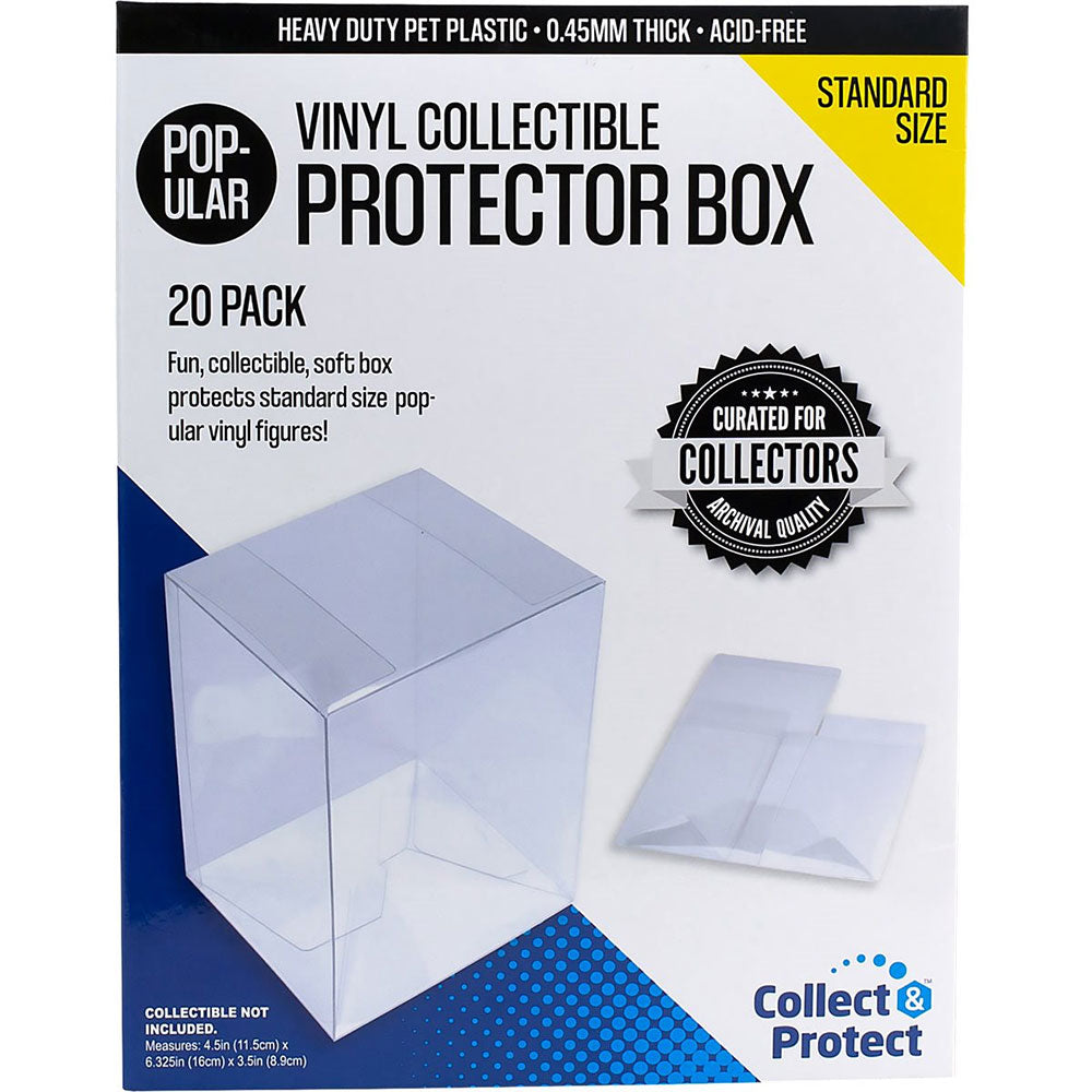 DISPLAYS AND PROTECTORS ディスプレイ/プロテクター - Vinyl Collectible Soft Collapsible Protector Box 20-Pack / インテリア雑貨