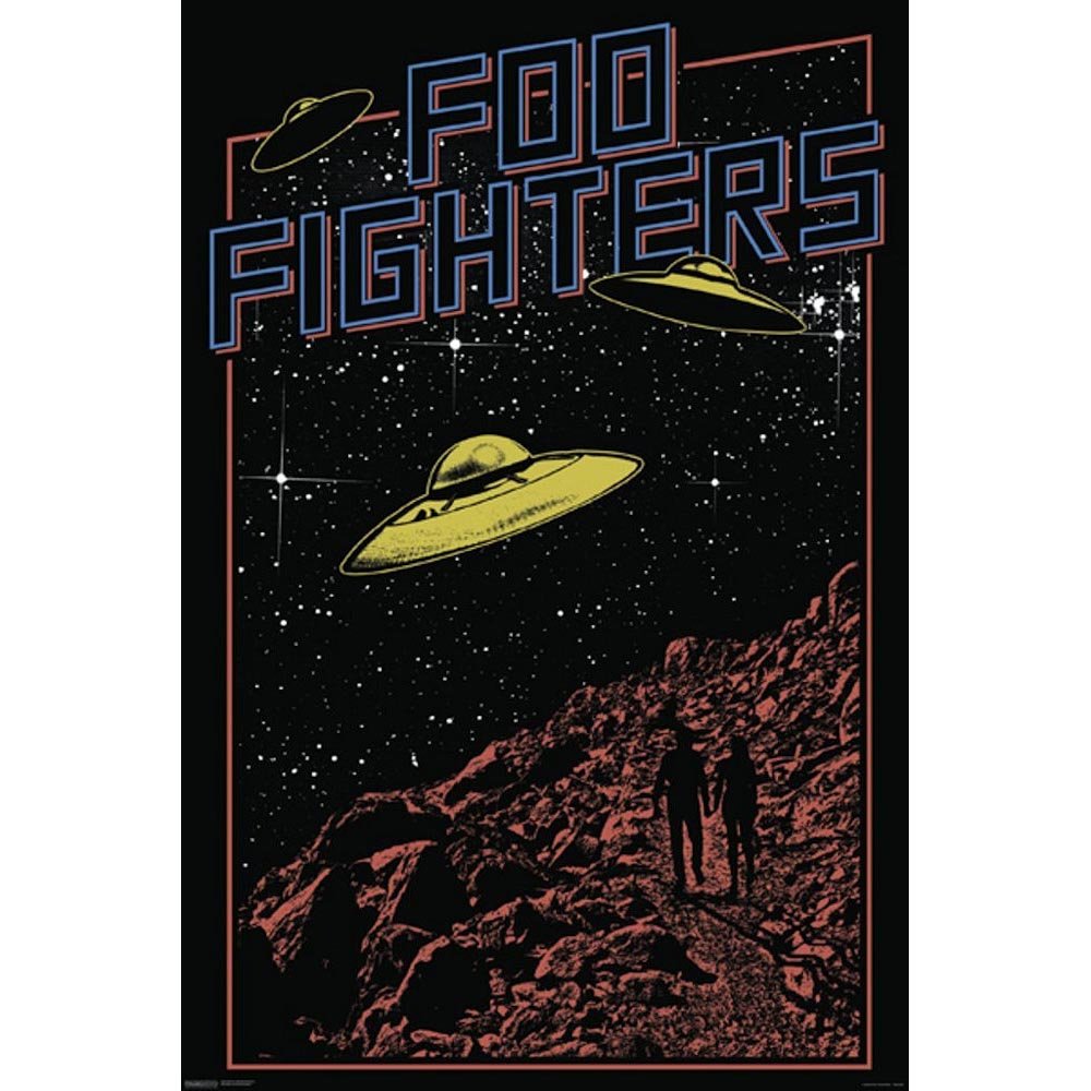 FOO FIGHTERS フーファイターズ (10月 来日 ) - UFO / ポスター - PGS