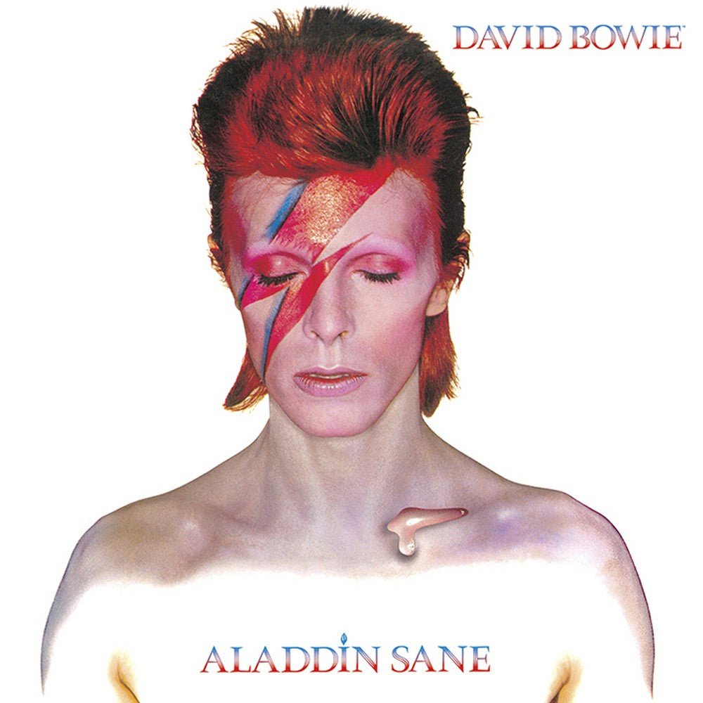 DAVID BOWIE デヴィッドボウイ - Aladdin Sane / キャンバス・プリント木枠(40×40×2.5cm) / インテリア額 - PGS