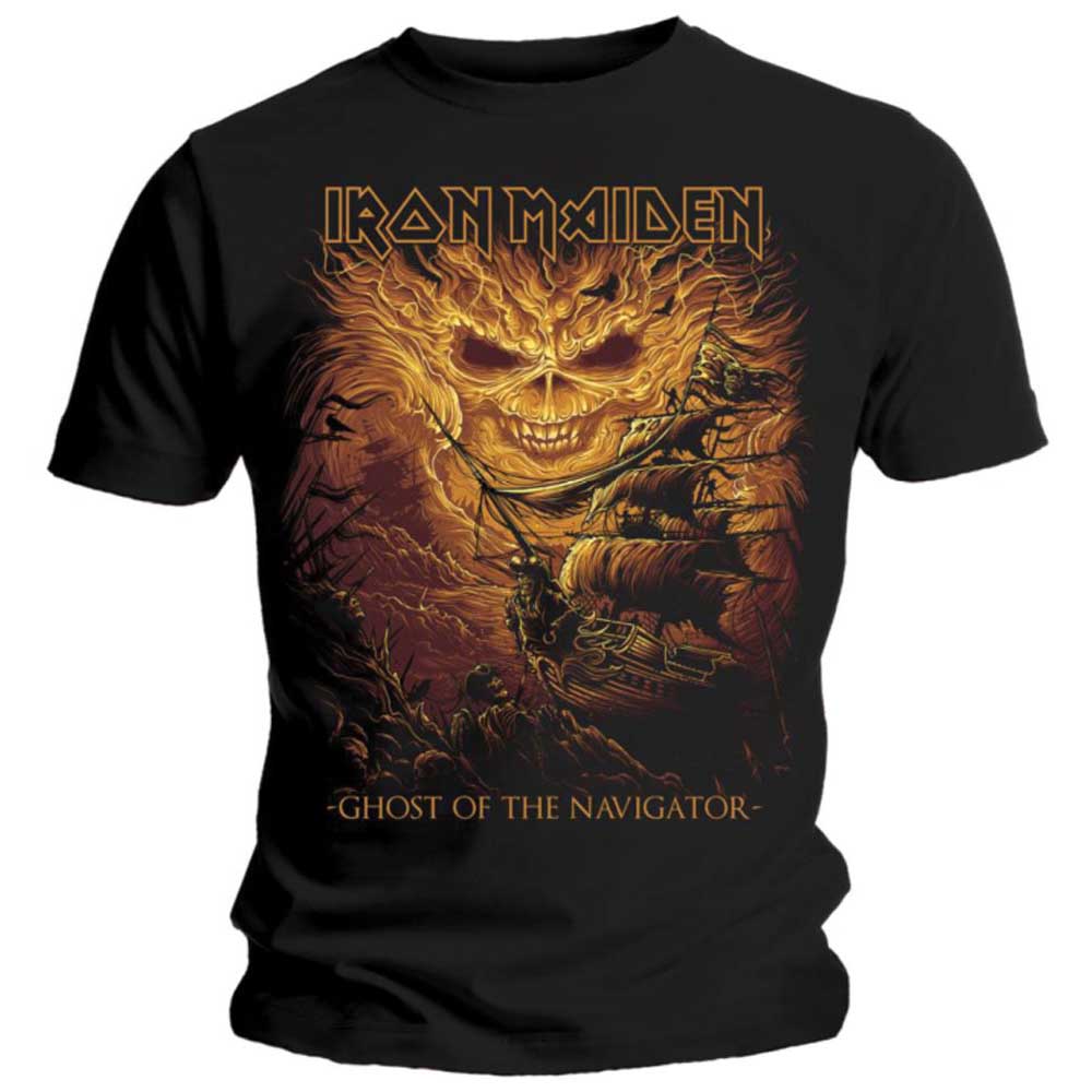 IRON MAIDEN アイアンメイデン (結成 50周年 ) - GHOST OF THE NAVIGATOR / Tシャツ / メンズ - PGS