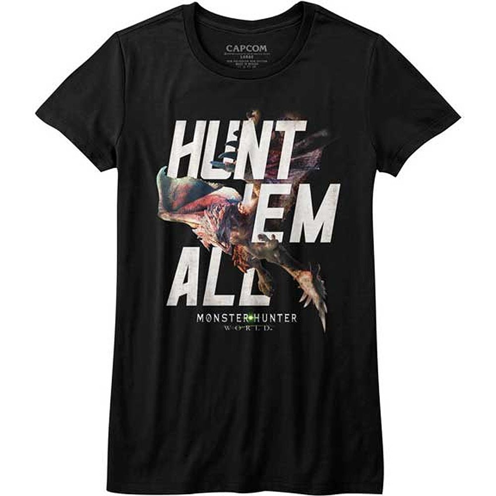 MONSTER HUNTER モンスターハンター - HUNT EM ALL / Tシャツ / レディース - PGS