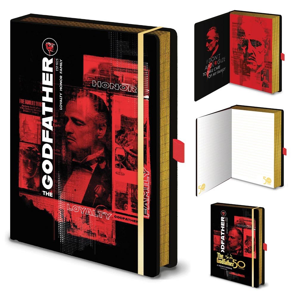 ゴッドファーザー 洋書 イン・ピクチャーズ GODFATHER GODFATHER ゴッドファーザー - Premium A5 / ノート・メモ帳 【公式