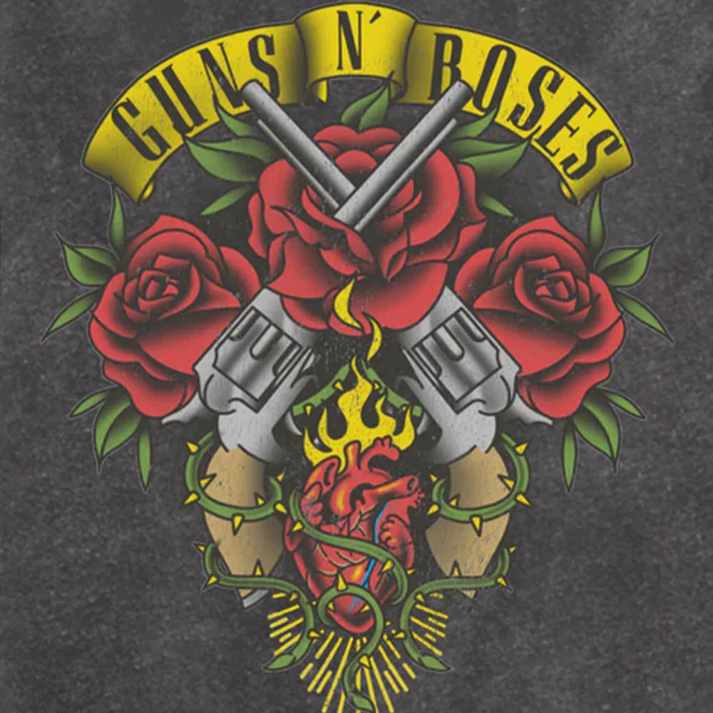 GUNS N ROSES ガンズアンドローゼズ (デビュー 40周年 ) - GUNS / タイダイ / Tシャツ / メンズ|公式ライセンス商品|PGS