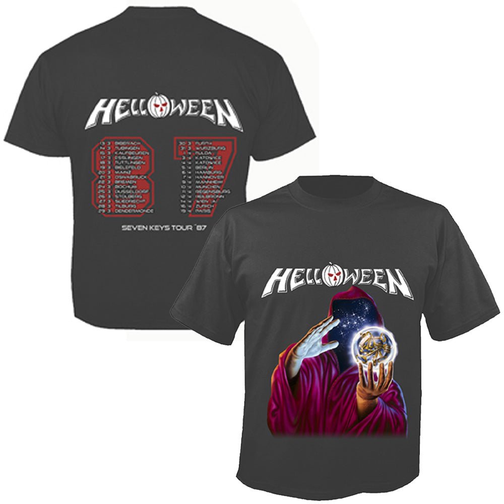 ハロウィン　 マーチ・オブ・タイム （最新ベストTシャツ（Mサイズ）ステッカー） HELLOWEEN ハロウィン (2026年 5月 来日 ) - KEEPERS TOUR / バック