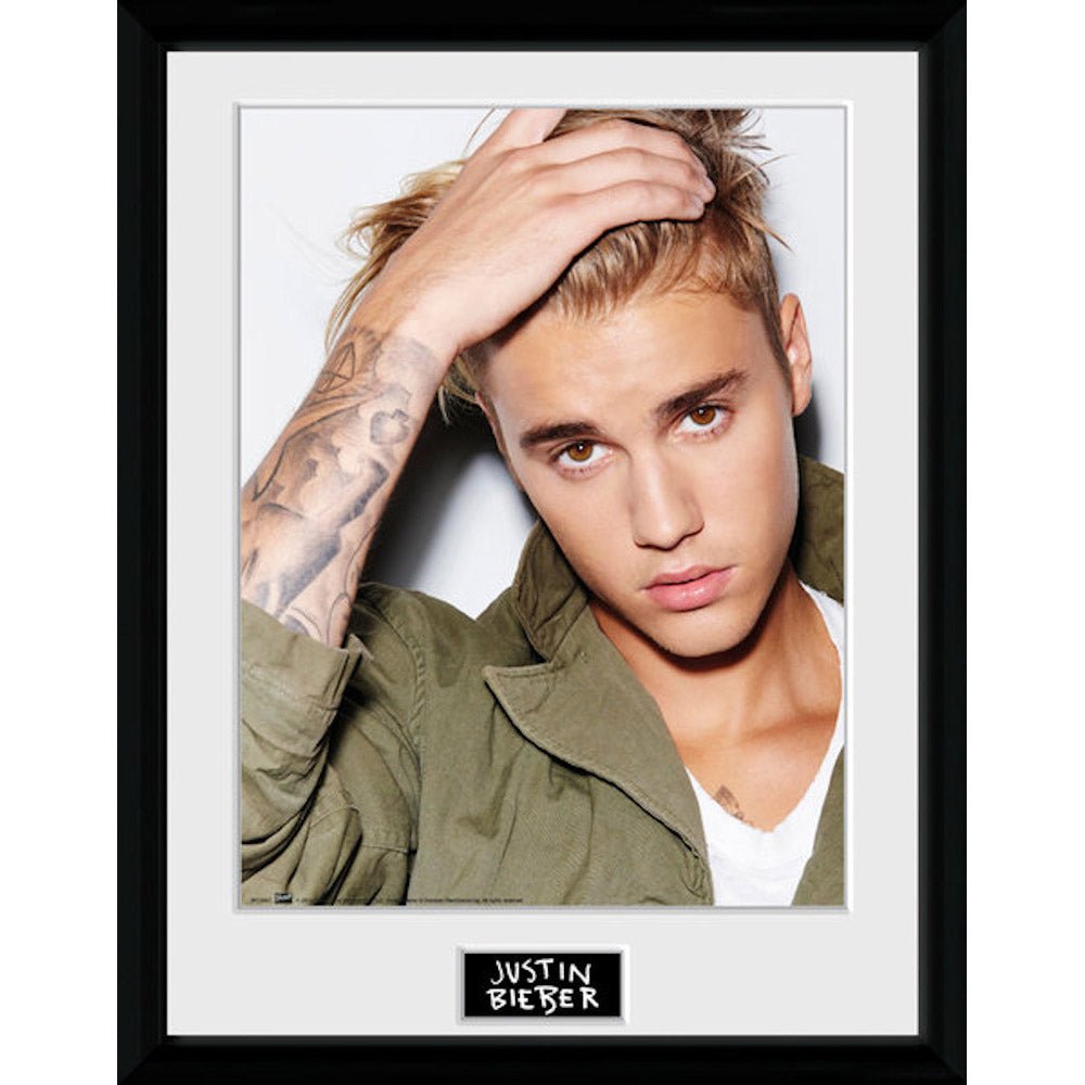 JUSTIN BIEBER ジャスティンビーバー - Green Jacket / インテリア額