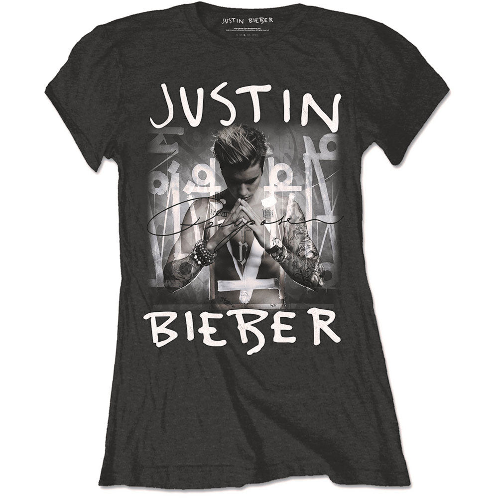 JUSTIN BIEBER ジャスティンビーバー - PURPOSE / Tシャツ / レディース|公式ライセンス商品|PGS