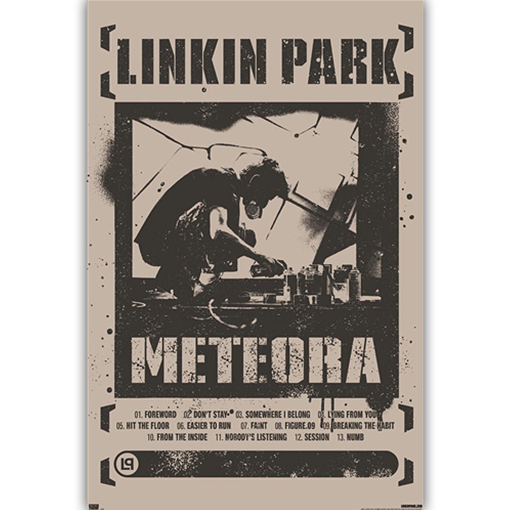 LINKIN PARK リンキンパーク (結成 30周年 ) - Meteora / ポスター