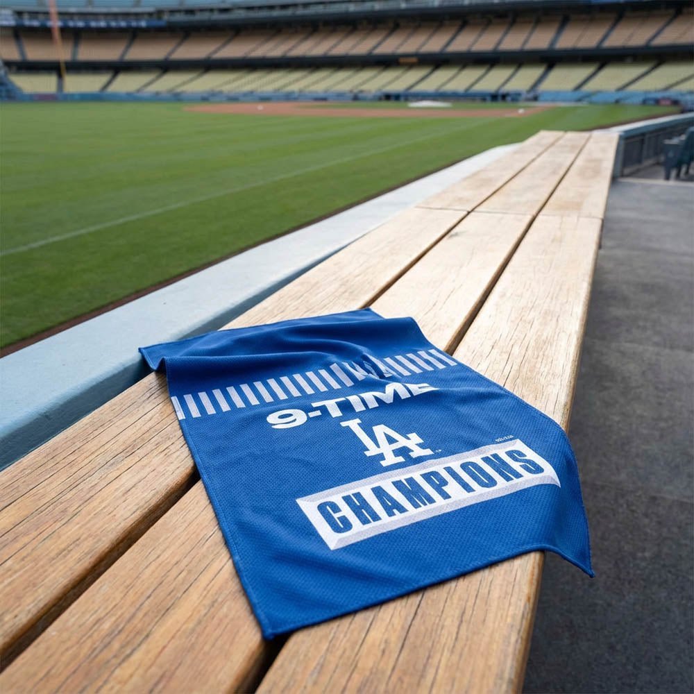 LOS ANGELES DODGERS(MLB) ロサンゼルスドジャース - 2025 MLB World Series Multi Champ Burst Cooling Towel / クーリングタオル / 限定 / タオル|公式ライセンス商品|PGS