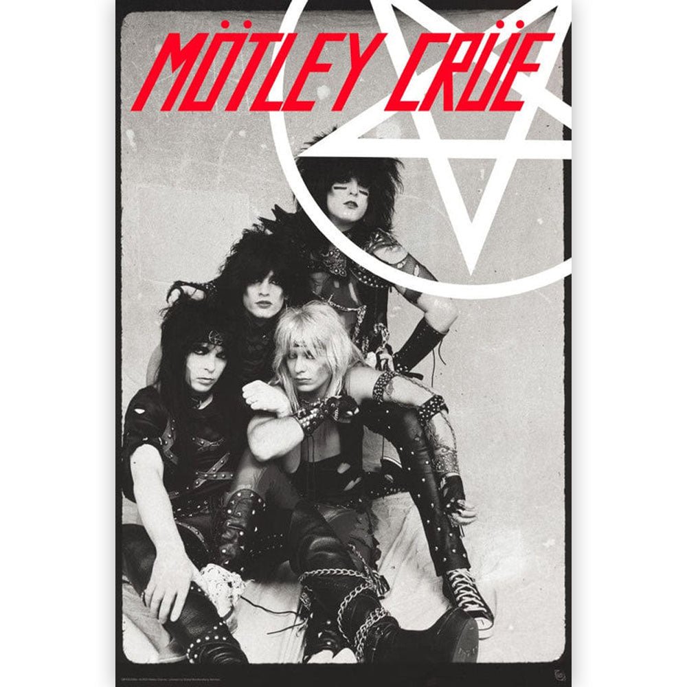 MOTLEY CRUE モトリークルー (結成 45周年 ) - Pentangle / ポスター