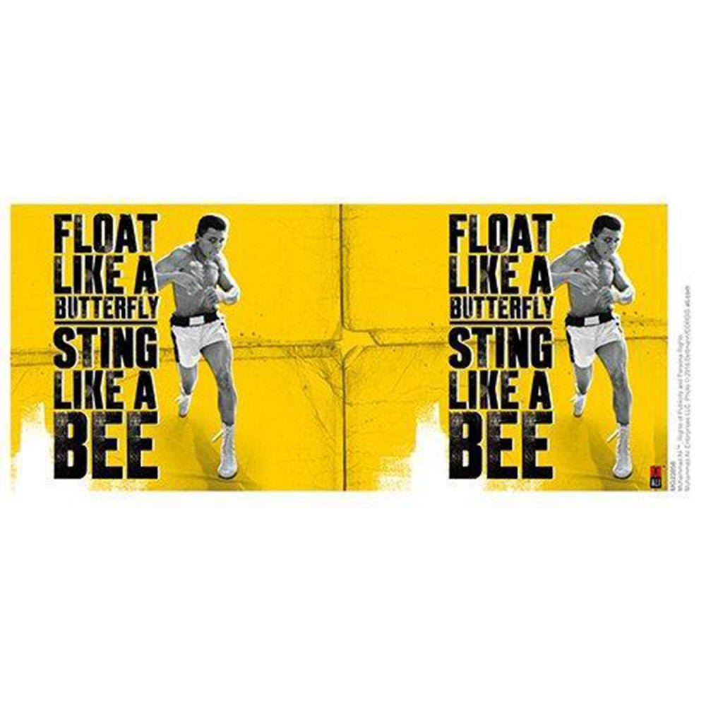 MUHAMMAD ALI モハメドアリ - FLOAT LIKE A BUTTERFLY, STING LIKE A BEE / マグカップ|公式ライセンス商品|PGS
