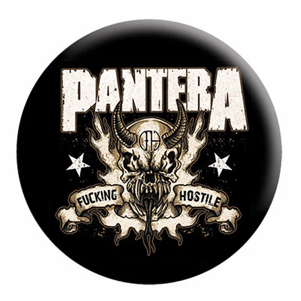 PANTERA パンテラ (結成 45周年 ) - Hostile / バッジ 【公式