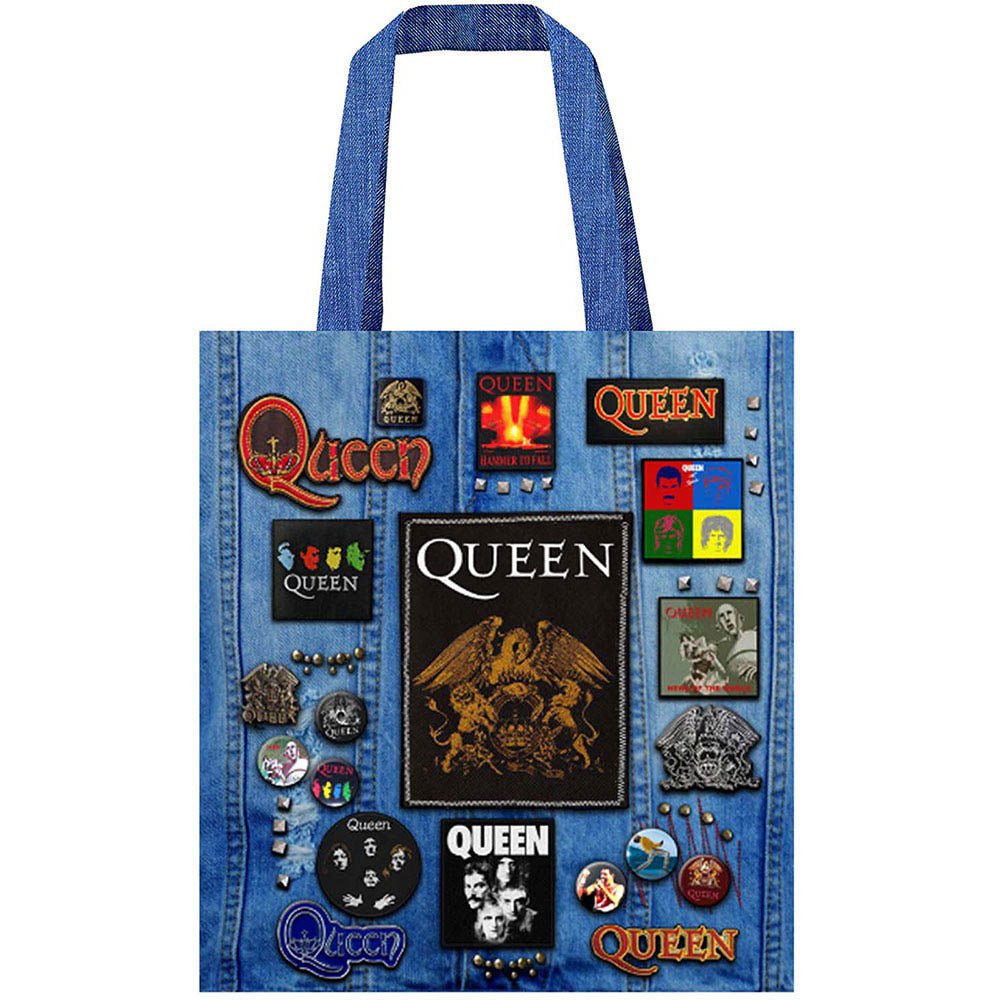 クィーン販促品トートバッグ QUEEN クイーン (フレディ 生誕 80年 ) - Crest / Battle Bags