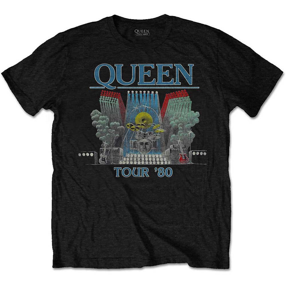 QUEEN クイーン (フレディ 生誕 80年 ) - TOUR '80 / Tシャツ / メンズ