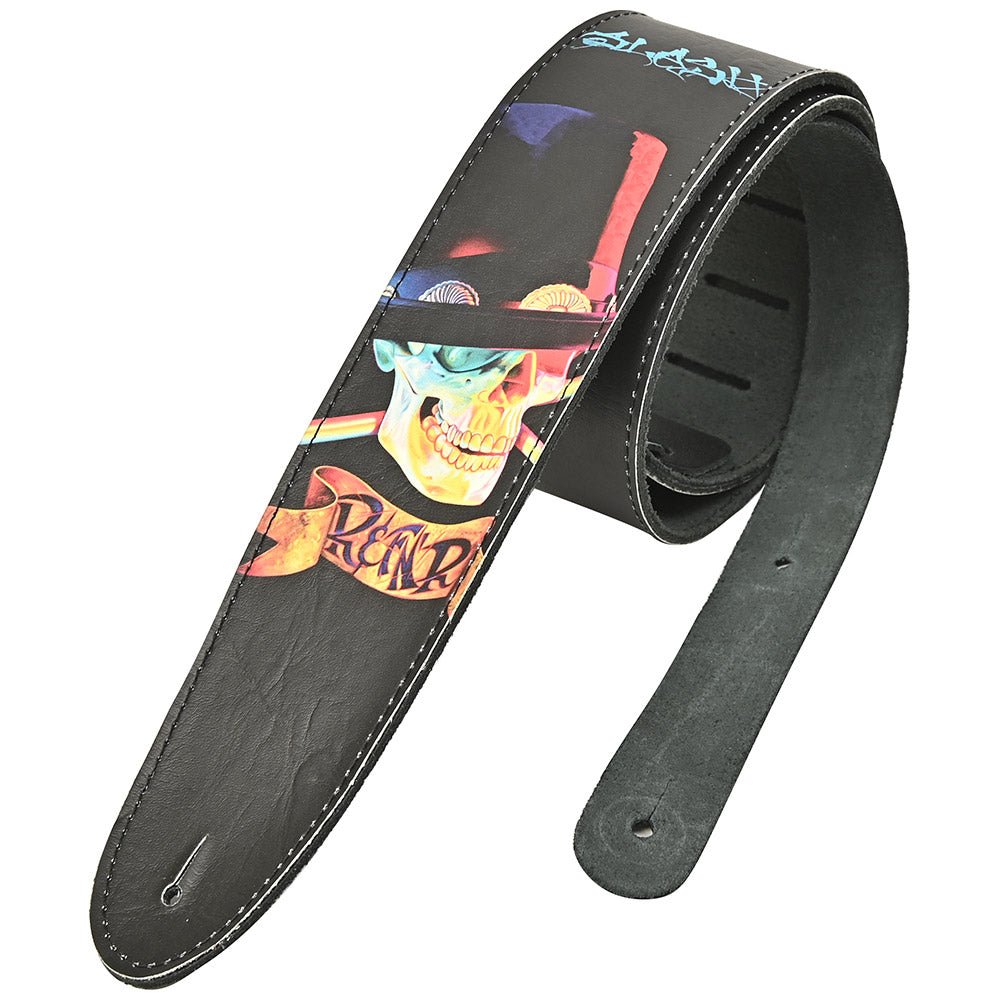 SLASH スラッシュ - 2.5inch Leather STRAP / ギターストラップ 【公式