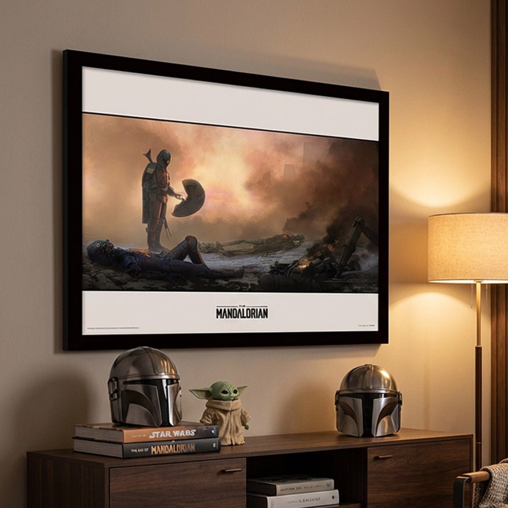 STAR WARS スターウォーズ (マンダロリアン・アンド・グローグー 5月22日 公開 ) - The Mandalorian Meet / インテリア額|公式ライセンス商品|PGS