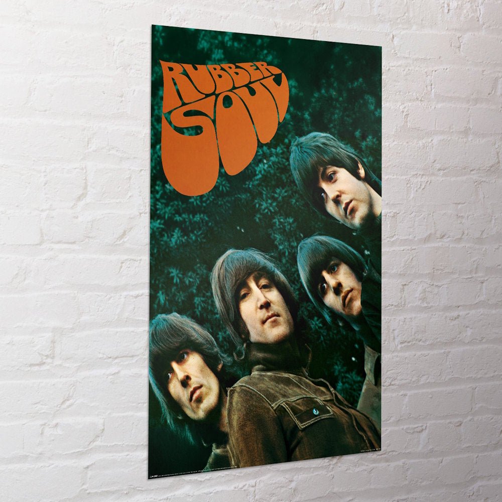 THE BEATLES ビートルズ (来日 60周年 ) - RUBBER SOUL / 公式 復刻 / 世界限定1000枚 / ポスター|公式ライセンス商品|PGS