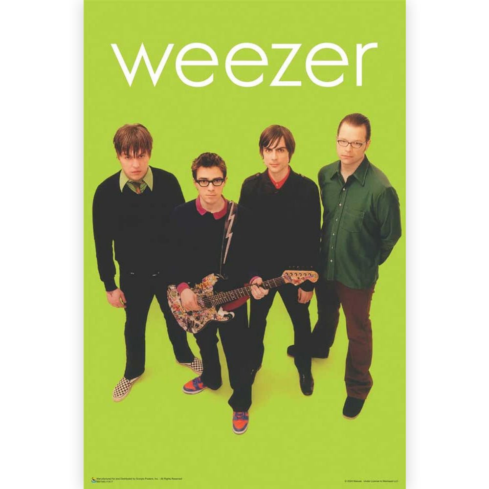 WEEZER ウィーザー (来日 30周年 ) - Green / ポスター 【公式