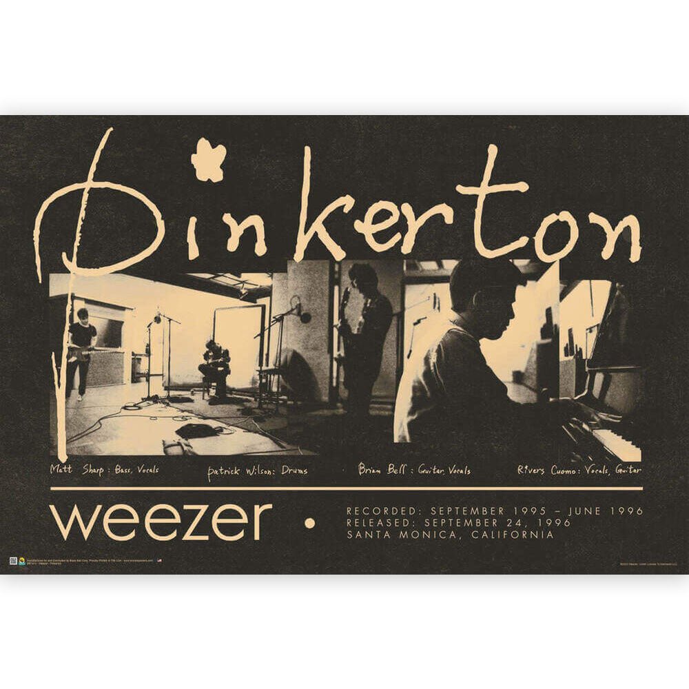 WEEZER ウィーザー (来日 30周年 ) - Pinkerton Group / ポスター