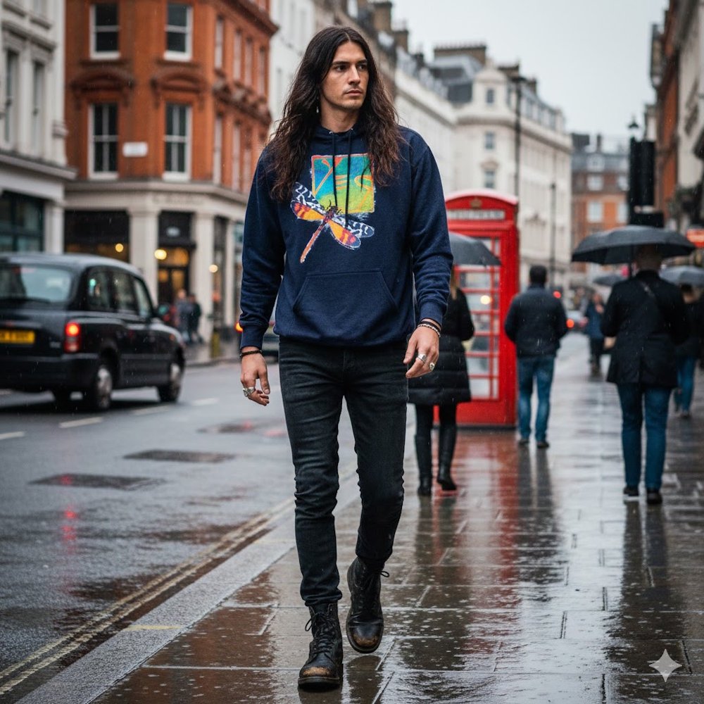 YES イエス - DRAGONFLY / ヴィンテージ / パーカー・スウェット / メンズ|公式ライセンス商品|PGS