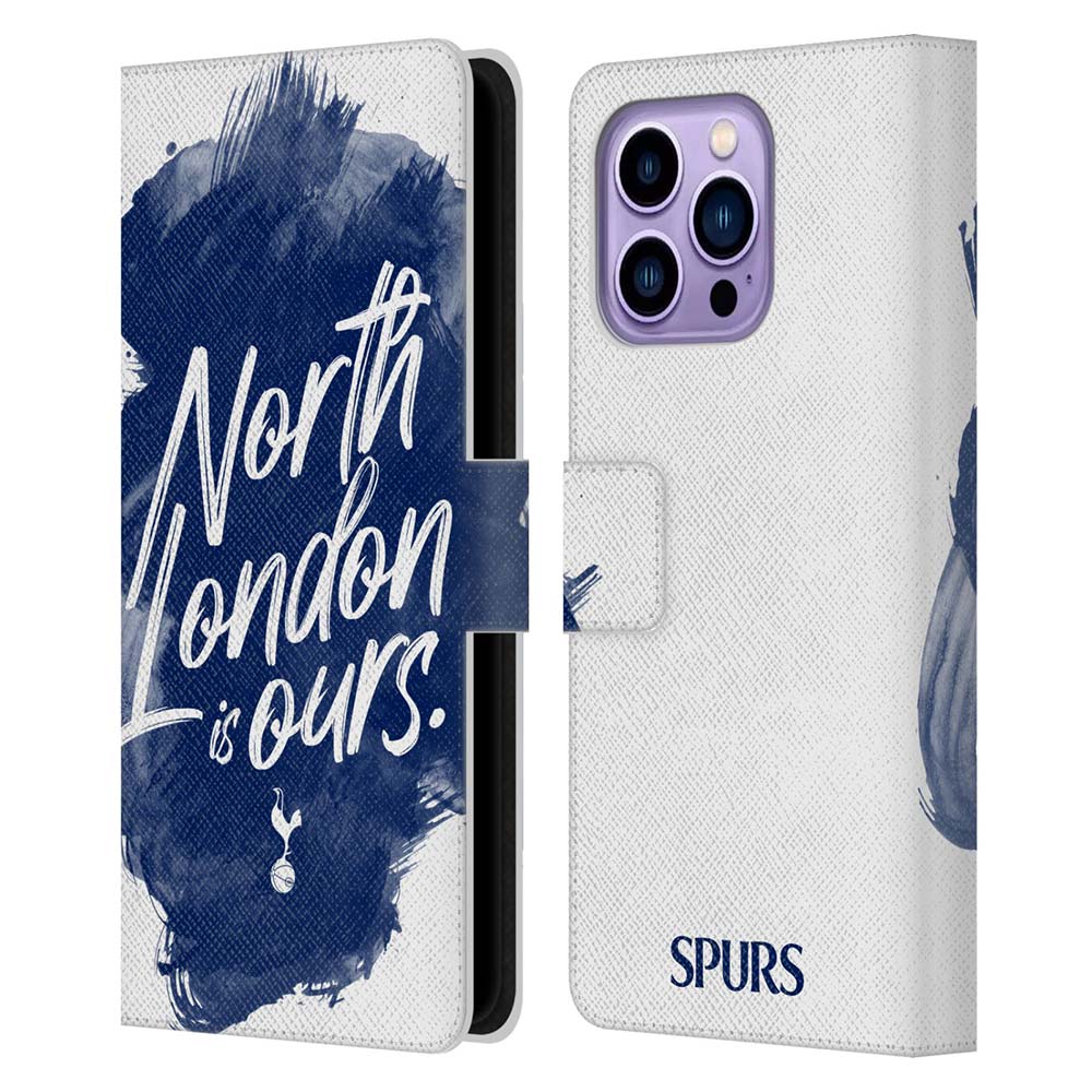 TOTTENHAM HOTSPUR FC トッテナムホットスパーFC - Badge / North London Is Ours レザー手帳型 / Apple iPhoneケース 【公式 / オフィシャル】 - PGS