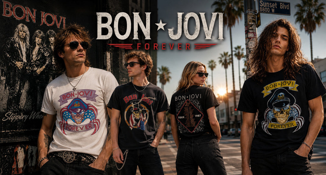 BON JOVI 復刻ツアーデザインTシャツ登場！