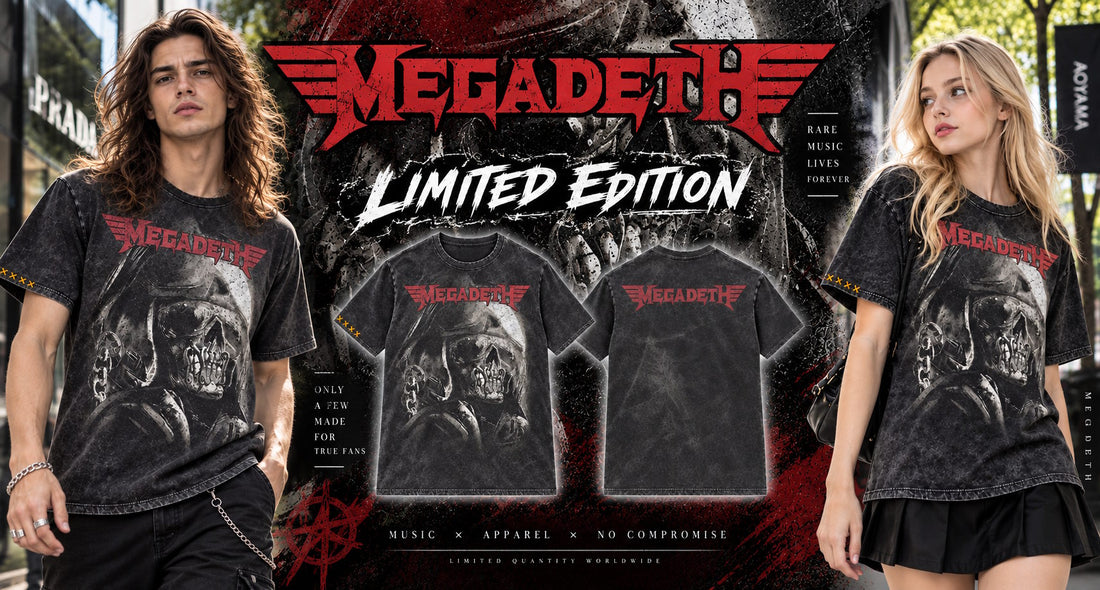 MEGADETH、2027年2月来日！限定生産プレミアムTシャツ「Fighter Pilot BIG」登場