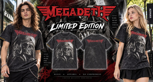 MEGADETH、2027年2月来日！限定生産プレミアムTシャツ「Fighter Pilot BIG」登場