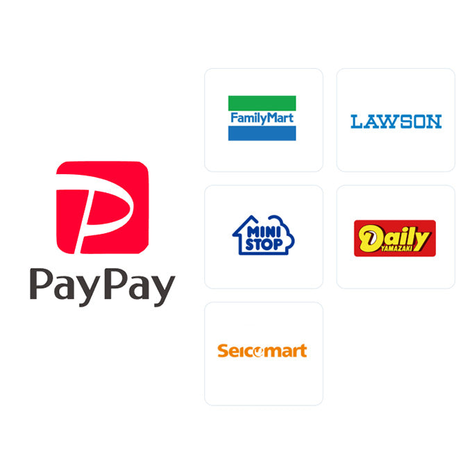 新しくPayPay、コンビニ払い（前払い）決済が加わりました。