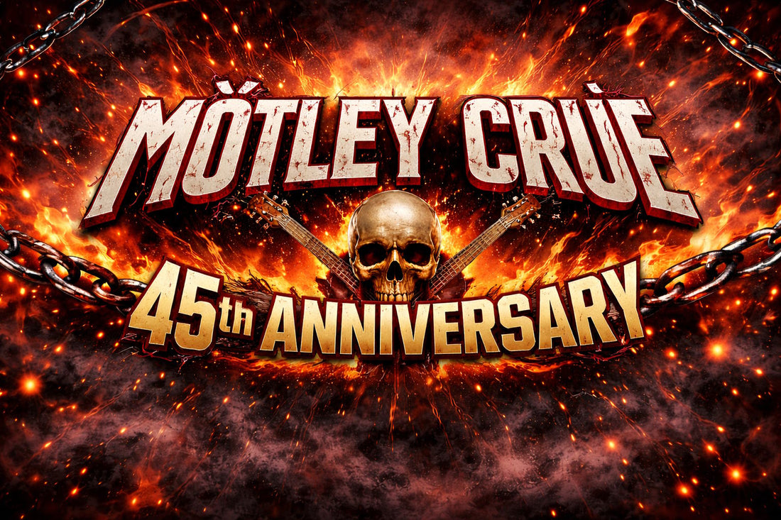 🎸 Mötley Crüe 結成45周年 記念キャンペーン開催！ 🔥 - PGS