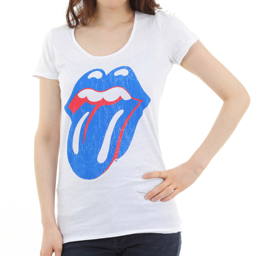 ROLLING STONES ローリングストーンズ (来日 35周年 記念 ) - BLUE AND LONESOME / Amplified（ ブランド ） / レア / Tシャツ / レディース 【公式 / オフィシャル】