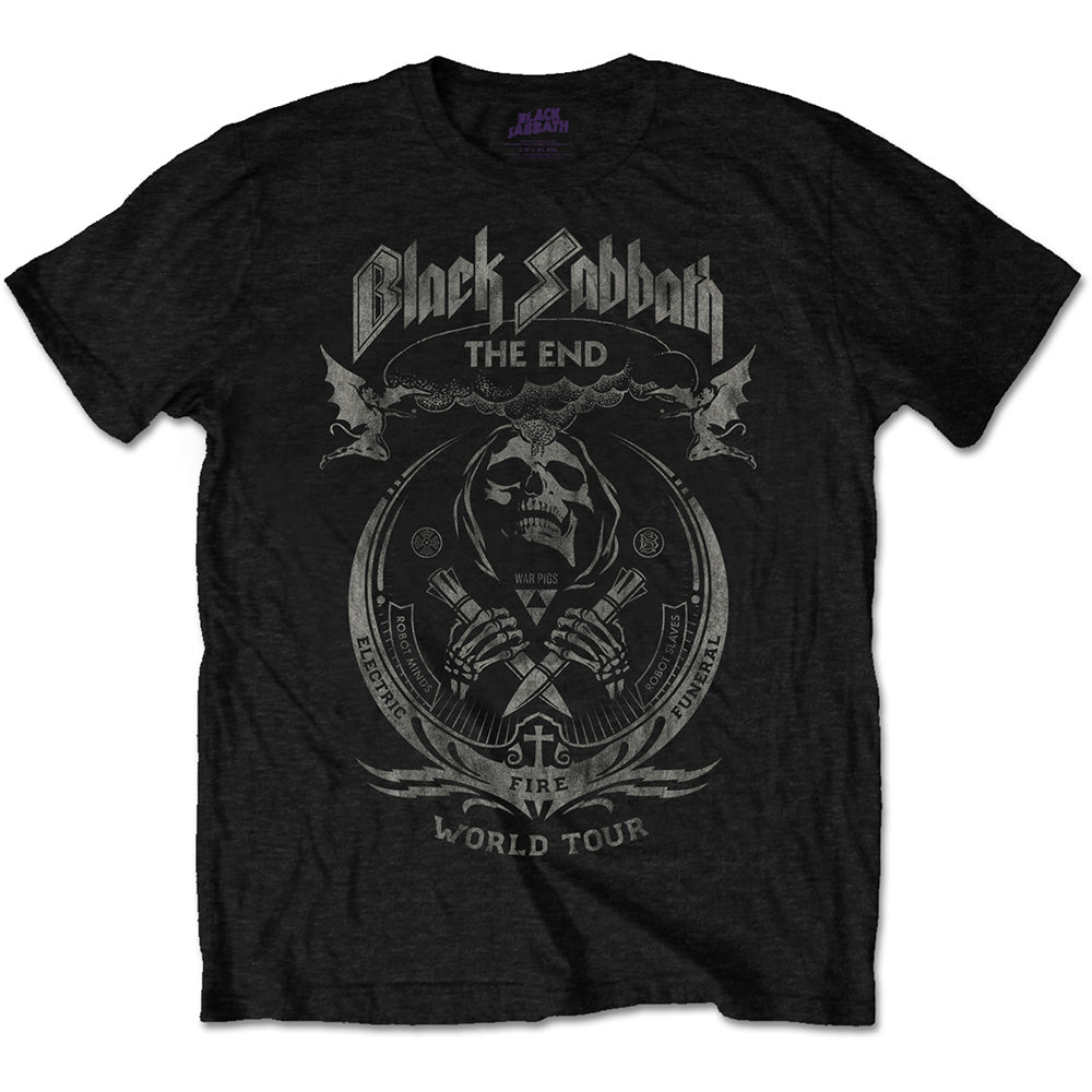 BLACK SABBATH ブラックサバス (OZZY OSBOURNE 追悼 ) - THE END MUSHROOM CLOUD / Tシャツ / メンズ 【公式 / オフィシャル】