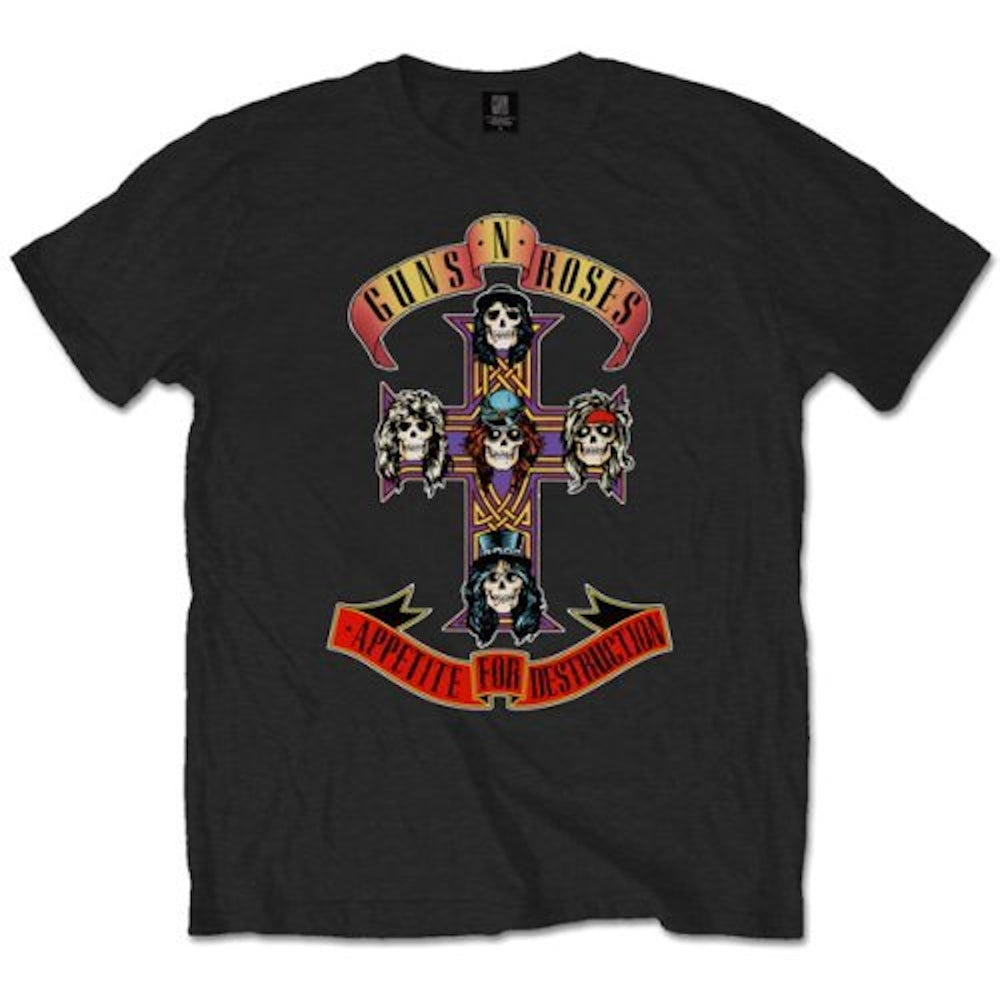 GUNS N ROSES ガンズアンドローゼズ (5月 来日 記念 ) - APPETITE FOR DESTRUCTION / Tシャツ / メンズ 【公式 / オフィシャル】