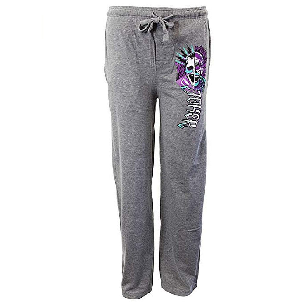 SUICIDE SQUAD - (公開 10周年 ) - Joker Heather Gray Sleep Pants