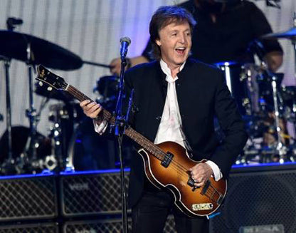 PAUL MCCARTNEY (55th Solo Anniversary) - Original Violin Bass Miniature / Miniature Instrument