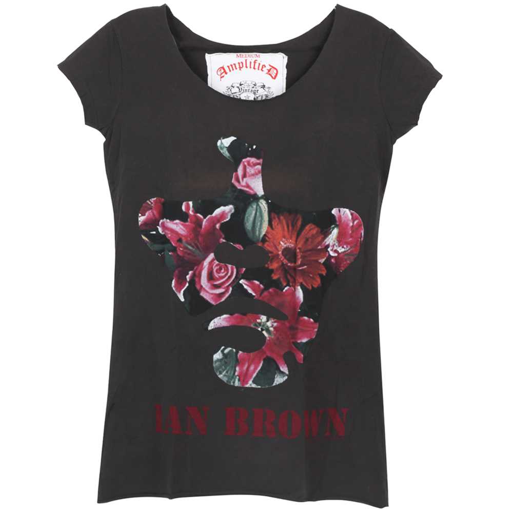 STONE ROSES ストーンローゼズ - Ian Brown Flowers / Amplified（ ブランド ） / Tシャツ / レディース 【公式 / オフィシャル】