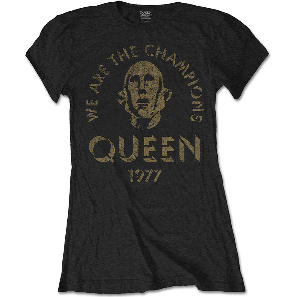 QUEEN クイーン (初来日50周年 ) - WE ARE THE CHAMPIONS / Tシャツ / レディース 【公式 / オフィシャル】