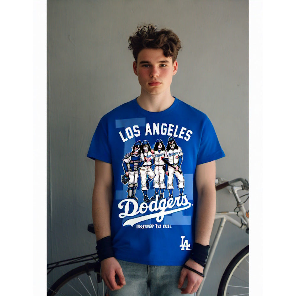 KISS キッス - Los Angeles Dodgers Dressed to Kill / Tシャツ / メンズ 【公式 / オフィシャル】