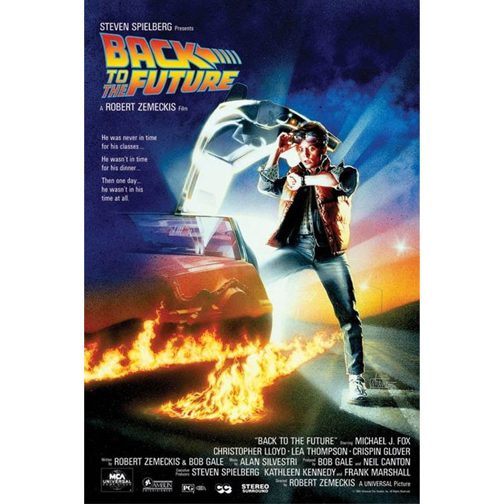 BACK TO THE FUTURE バックトゥザフューチャー (劇場公開 40周年 ) - ONE-SHEET / ポスター 【公式 / オフィシャル】