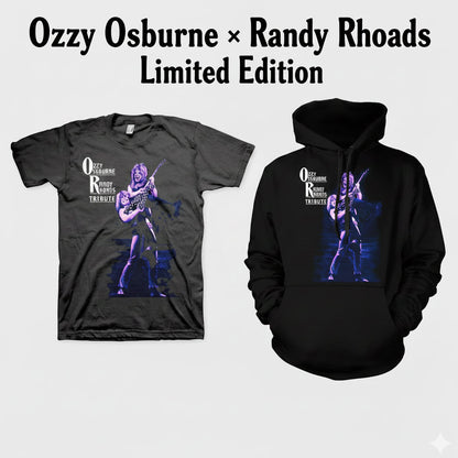 Ozzy Osbourne × Randy Rhoads 『TRIBUTE』ジャケットアート Tシャツ＆プルオーバーパーカー  ［期間限定］特別セット