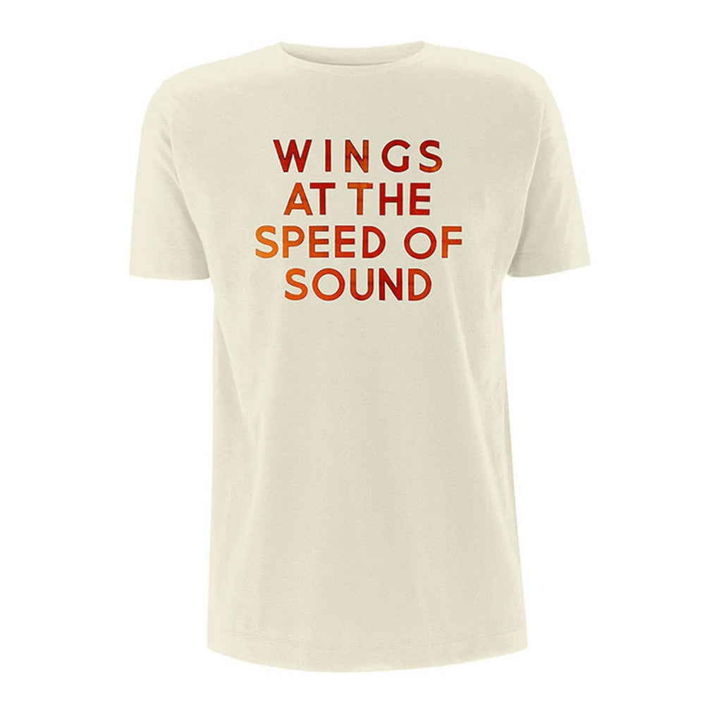 PAUL MCCARTNEY ポールマッカートニー - Wings at the Speed of Sound / バックプリントあり / Tシャツ / メンズ 【公式 / オフィシャル】