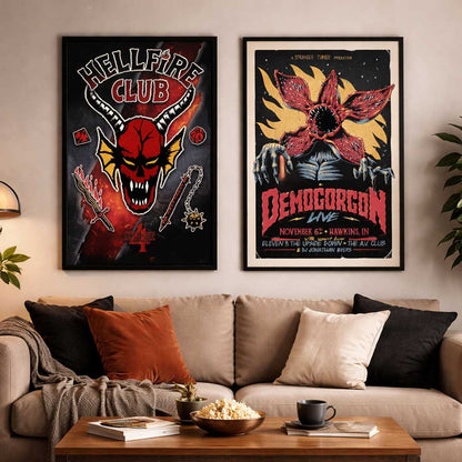 STRANGER THINGS - シーズン5配信記念 限定ポスター ［期間限定］セット （HELLFIRE CLUB ＆ DEMOGORGON）