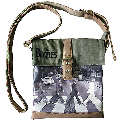 THE BEATLES ビートルズ (結成 65周年 ) - Abbey Road Green Mini Bag / サコッシュ / Disaster Design（U.K.ブランド） / ショルダーバッグ 【公式 / オフィシャル】
