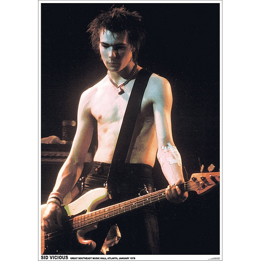 SEX PISTOLS セックスピストルズ - Sid Vicious 1978 / ポスター 【公式 / オフィシャル】