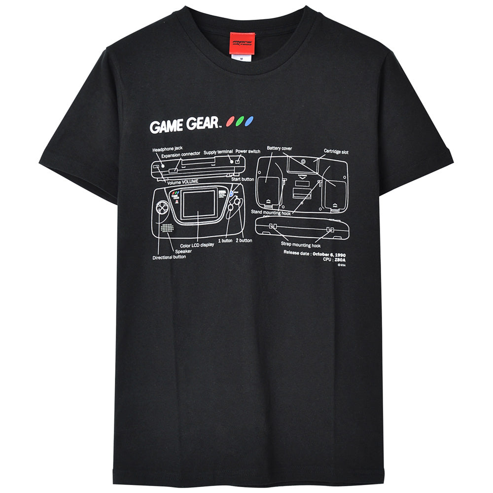 [Discontinued last sale/special price] SEGAHERD - Game Gear / Back print / T-shirt / Men's