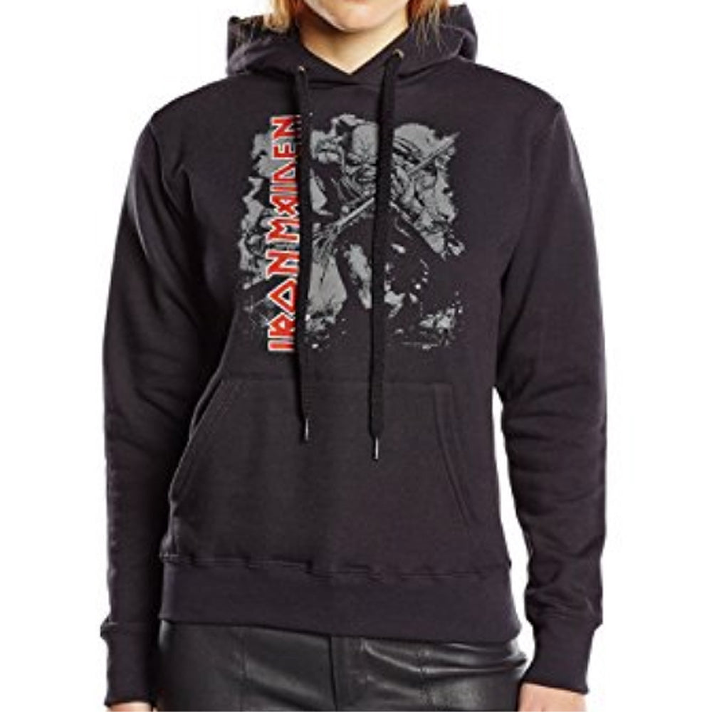 【廃番ラスト販売/特別価格】IRON MAIDEN アイアンメイデン (結成 50周年 ) - Trooper / パーカー・スウェット / レディース 【公式 / オフィシャル】