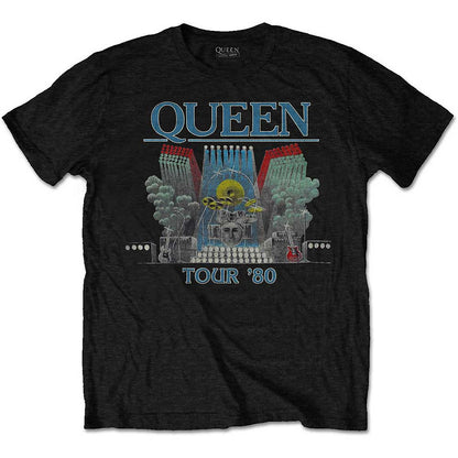 QUEEN クイーン (初来日50周年 ) - TOUR '80 / Tシャツ / メンズ 【公式 / オフィシャル】