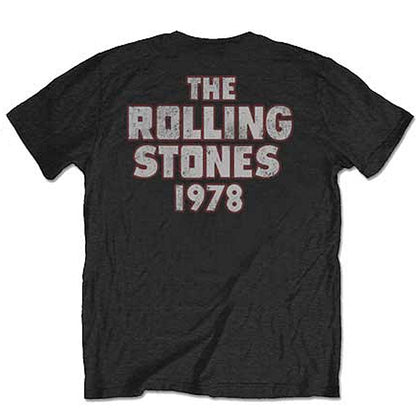 【廃番ラスト販売/特別価格】ROLLING STONES ローリングストーンズ (来日 35周年 記念 ) - DRAGON '78 （復刻ツアーTシリーズ） / バックプリントあり / Tシャツ / メンズ 【公式 / オフィシャル】
